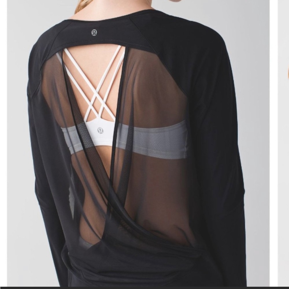 Lululemon If You're Lucky Long Sleeve Tee- Size 4
